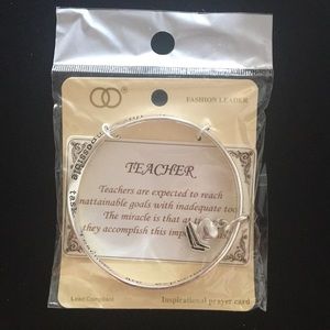 NEW FashionLeader: Teacher bracelet w/ prayer card